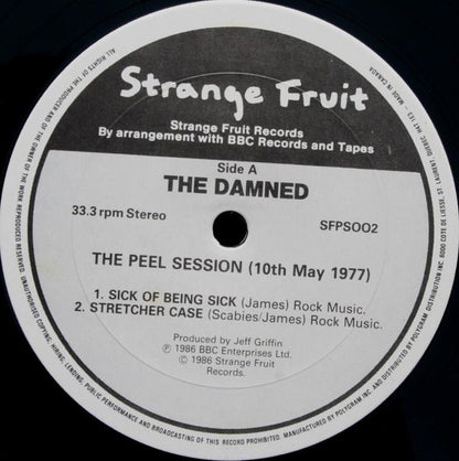 The Damned : The Peel Sessions (12", EP)