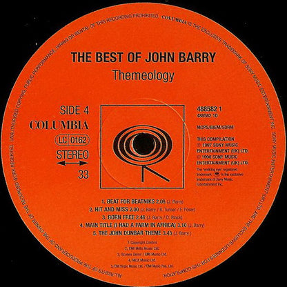 John Barry : The Best Of John Barry - Themeology (2xLP, Comp, RE)