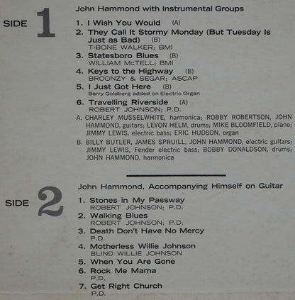 John Hammond* : Mirrors (LP, Album, Mono)