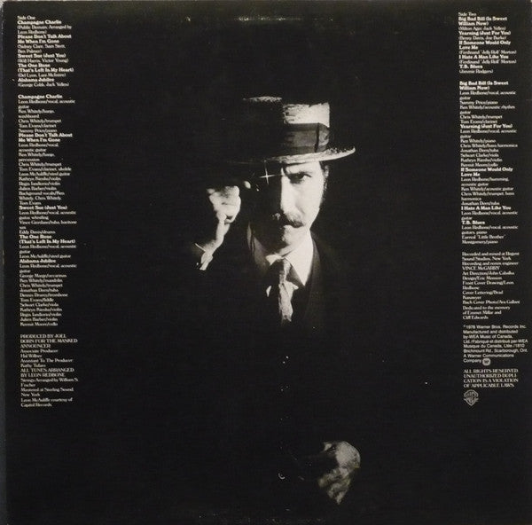 Leon Redbone : Champagne Charlie (LP, Album)