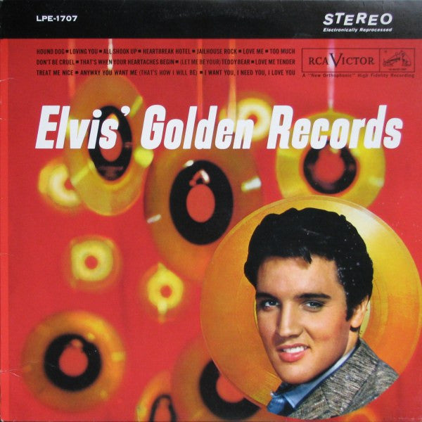 Elvis Presley : Elvis' Golden Records (LP, Comp)