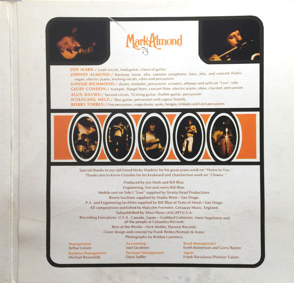 Mark-Almond : 73 (LP, Album, Gat)