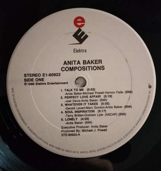 Anita Baker : Compositions (LP, Album, Club, CRC)