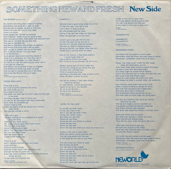 Noel Paul Stookey : Something New And Fresh (LP, Album)