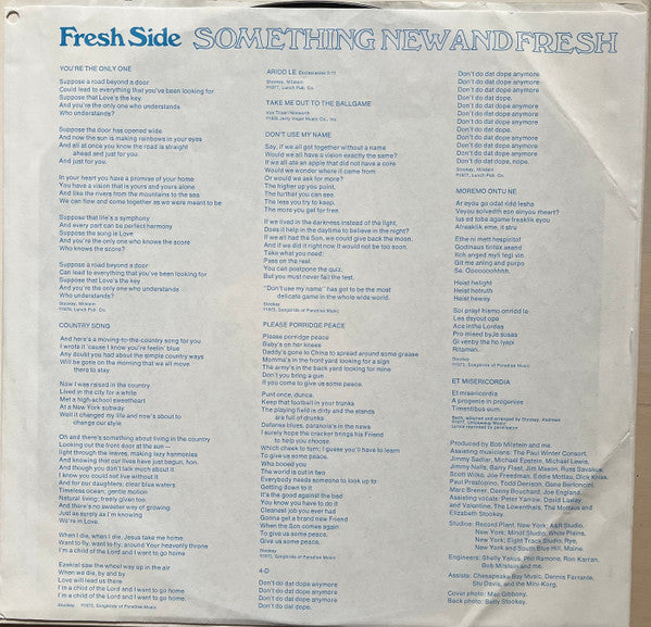 Noel Paul Stookey : Something New And Fresh (LP, Album)