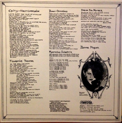 Christian Death : Only Theatre Of Pain (LP, Album, RM, RP, Whi)