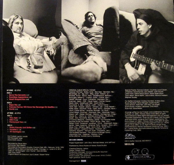 Nirvana : In Utero (2013 Mix) (2x12", Album, RSD, Gat)