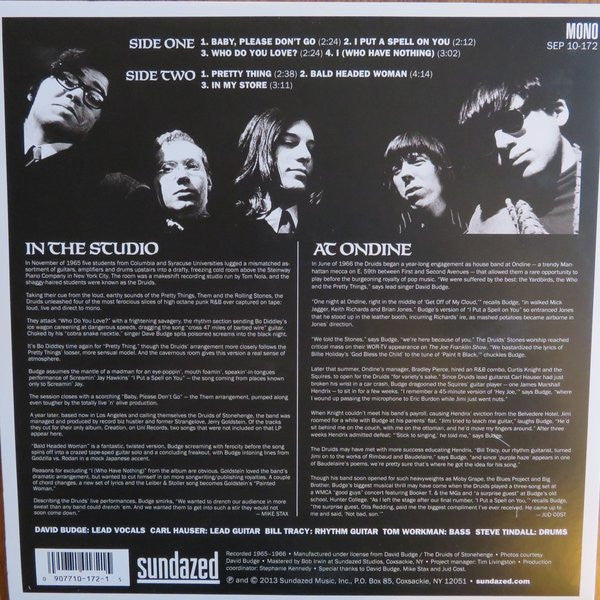 The Druids Of Stonehenge : The Druids Of Stonehenge (10", EP, Mono, RE)