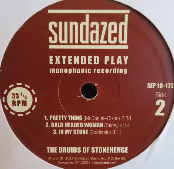 The Druids Of Stonehenge : The Druids Of Stonehenge (10", EP, Mono, RE)