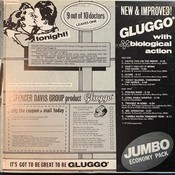 The Spencer Davis Group : Gluggo (LP, Album)