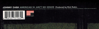 Johnny Cash : American VI: Ain't No Grave (LP, Album, RE, 180)