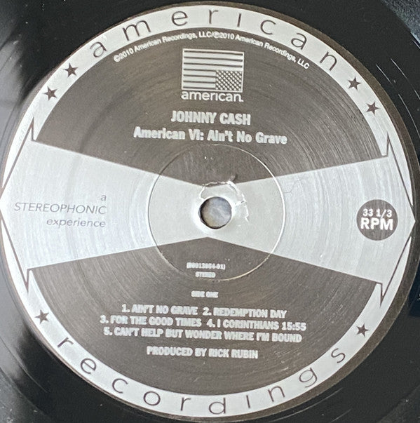 Johnny Cash : American VI: Ain't No Grave (LP, Album, RE, 180)