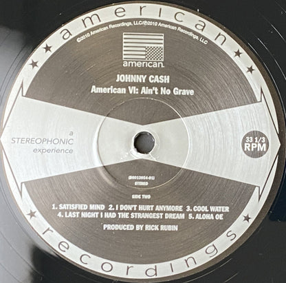 Johnny Cash : American VI: Ain't No Grave (LP, Album, RE, 180)