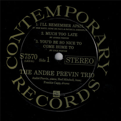 André Previn's Trio Jazz* : King Size! (LP, Album, Bla)