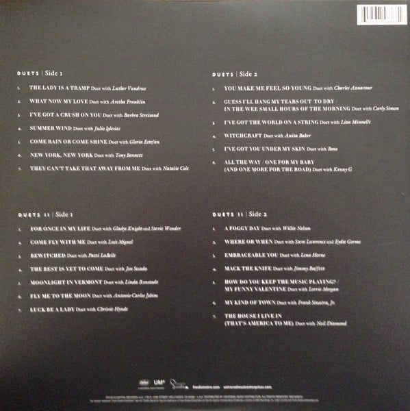 Sinatra* : Duets (Twentieth Anniversary) (LP, Album, RE, RM, 180 + LP, Album, RE, RM, 180 + )