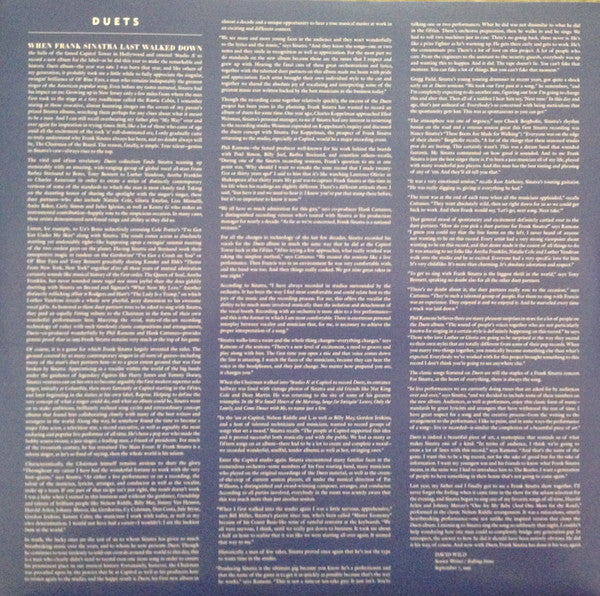 Sinatra* : Duets (Twentieth Anniversary) (LP, Album, RE, RM, 180 + LP, Album, RE, RM, 180 + )
