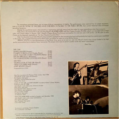John Mayall : Primal Solos (LP, Album)