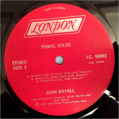 John Mayall : Primal Solos (LP, Album)