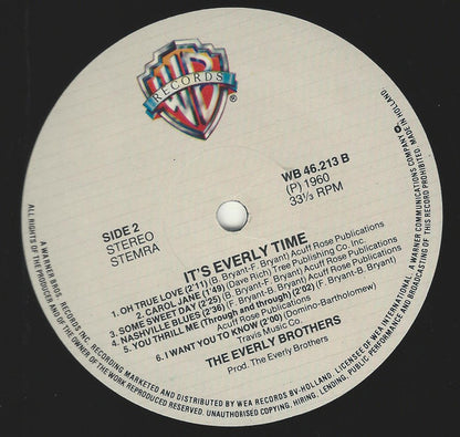 Everly Brothers : It's Everly Time! (LP, Album, RE)