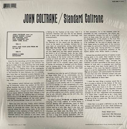 John Coltrane : Standard Coltrane (LP, Album, RE, 150)