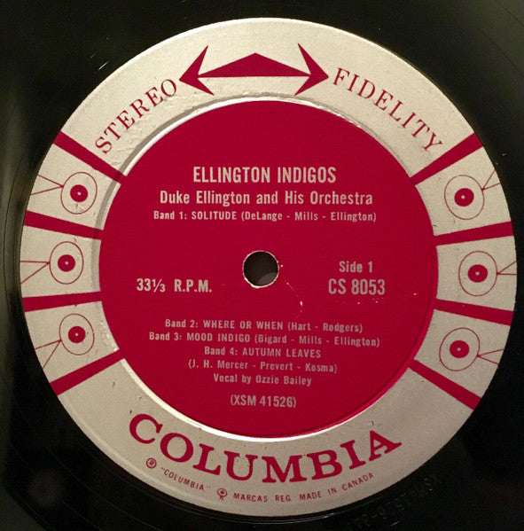 Duke Ellington And His Orchestra : Ellington Indigos (LP, Album)