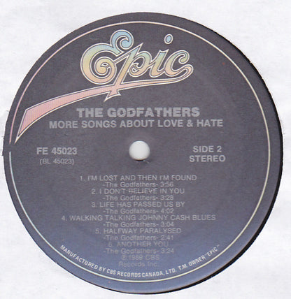 The Godfathers : More Songs About Love & Hate (LP, Album)