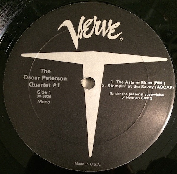 Oscar Peterson Quartet* : The Oscar Peterson Quartet #1 (LP, Album, Mono, Club, RE)