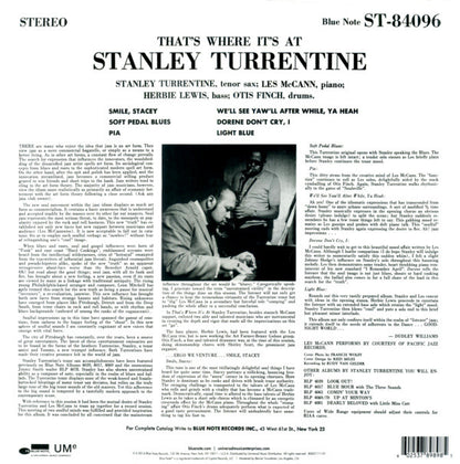 Stanley Turrentine : That's Where It's At (LP, Album, RE)