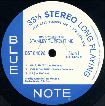 Stanley Turrentine : That's Where It's At (LP, Album, RE)