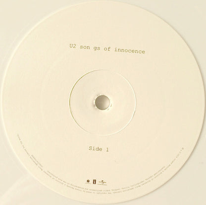 U2 : Songs Of Innocence (2xLP, Album, Whi)