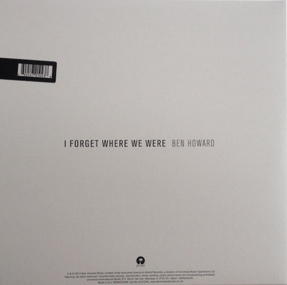 Ben Howard (2) : I Forget Where We Were (2xLP, Album, Ltd)