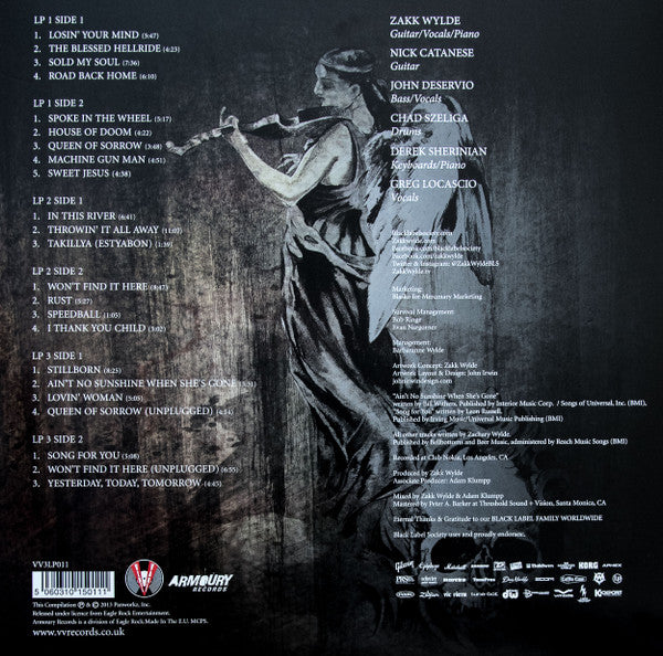 Black Label Society : Unblackened (3xLP, Album, Ltd, Cle)