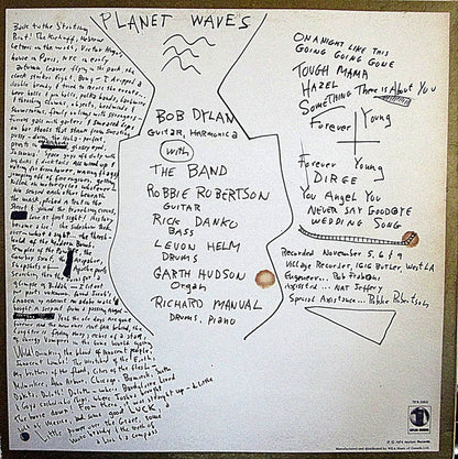 Bob Dylan : Planet Waves (LP, Album)
