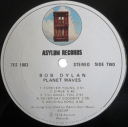 Bob Dylan : Planet Waves (LP, Album)
