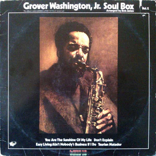 Grover Washington, Jr. : Soul Box Vol.2 (LP, Album, Mon)