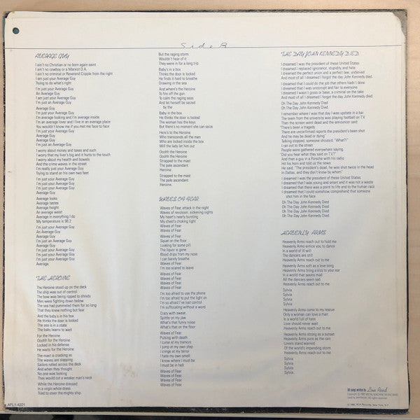 Lou Reed : The Blue Mask (LP, Album)