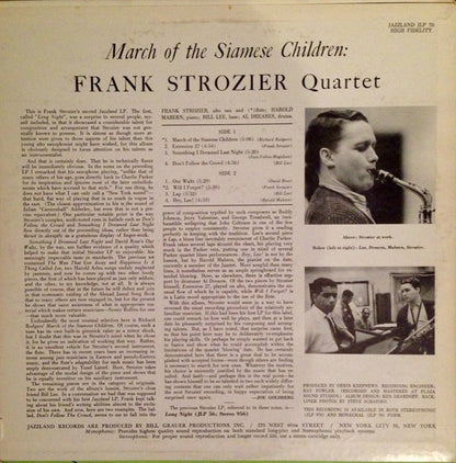 Frank Strozier Quartet : March Of The Siamese Children (LP, Mono)