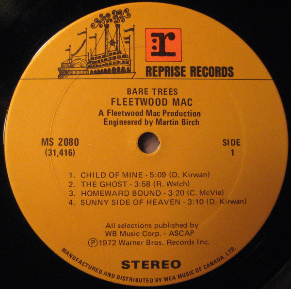 Fleetwood Mac : Bare Trees (LP, Album, RE)