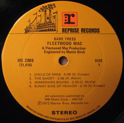 Fleetwood Mac : Bare Trees (LP, Album, RE)