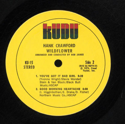 Hank Crawford : Wildflower (LP, Album, Ter)