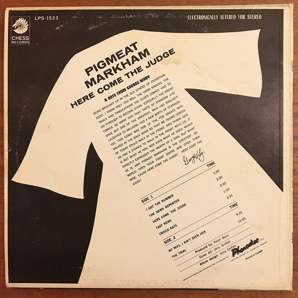 Pigmeat Markham : Here Come The Judge (LP, Album)