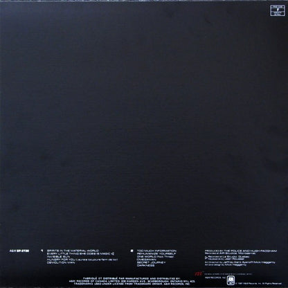 The Police : Ghost In The Machine (LP, Album, Don)