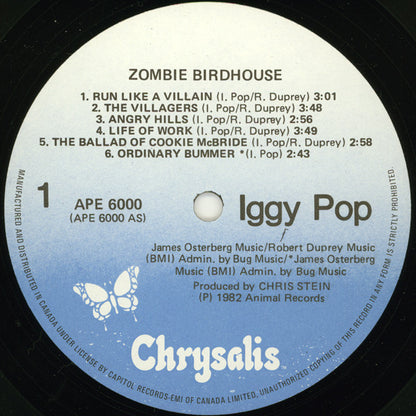 Iggy Pop : Zombie Birdhouse (LP, Album)