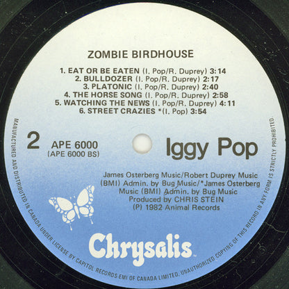 Iggy Pop : Zombie Birdhouse (LP, Album)