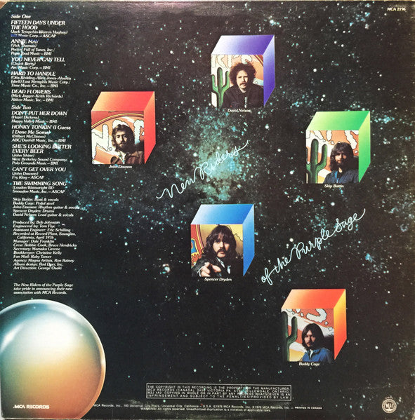 New Riders Of The Purple Sage : New Riders (LP, Album)