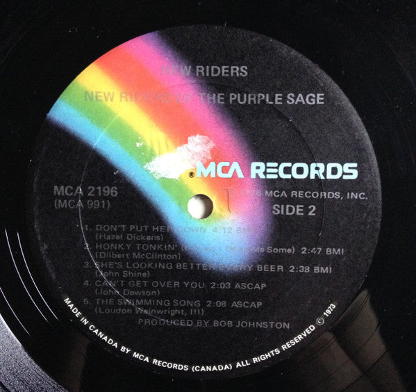 New Riders Of The Purple Sage : New Riders (LP, Album)