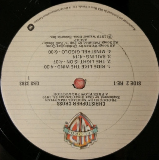 Christopher Cross : Christopher Cross (LP, Album)