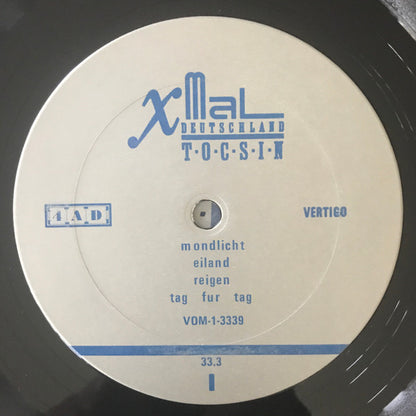 X Mal Deutschland : Tocsin (LP, Album)