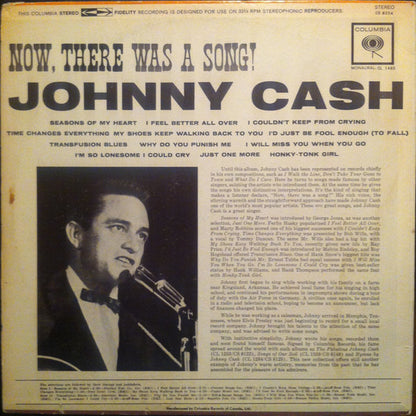Johnny Cash : Now, There Was A Song! (LP, Album, RE)
