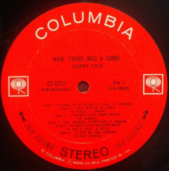 Johnny Cash : Now, There Was A Song! (LP, Album, RE)